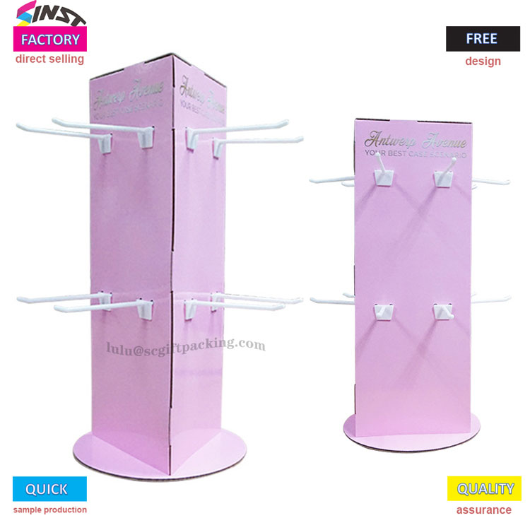 Stojak na małe przedmioty z haczykiem na łyżkę, wyświetlacz „formuła uniwersalna”